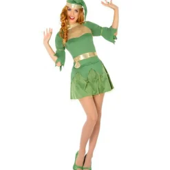 Disfraz de Elfa Verde para mujer