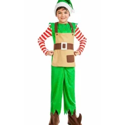 Disfraz de Elfo Claus para niño