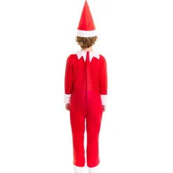 Disfraz de Elfo de la Navidad Rojo infantil