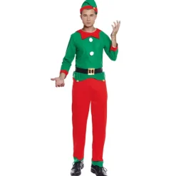 Disfraz de Elfo Navideño para hombre