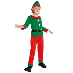 Disfraz de Elfo Navideño para niño