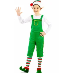 Disfraz de Elfo Peto Verde para niño