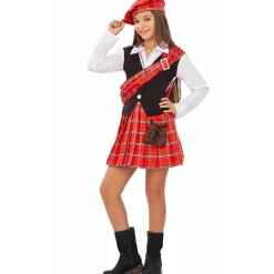 Disfraz de Escocesa Cuadros para niña
