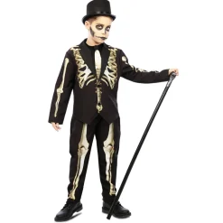 Disfraz de Esqueleto Traje para niño