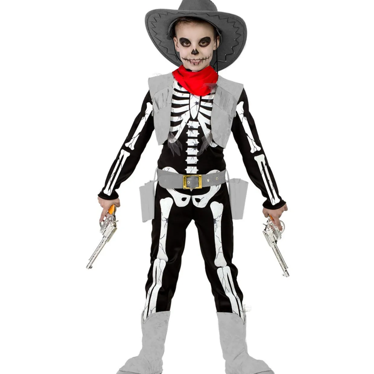 Disfraz de Esqueleto Vaquero para niño