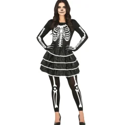 Disfraz de Esqueleto Vestido para mujer