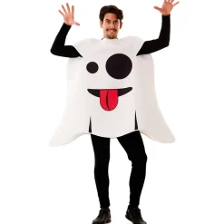 Disfraz de Fantasma Emoticono para adulto