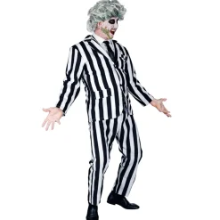 Disfraz de Fantasma Rayas Bicolor para hombre