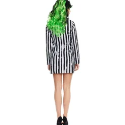 Disfraz de Fantasma Rayas Ultratumba para mujer