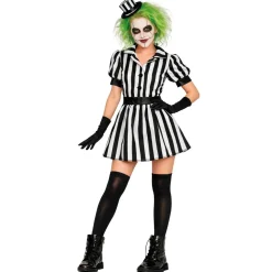 Disfraz de Fantasma Rayas Vestido para mujer