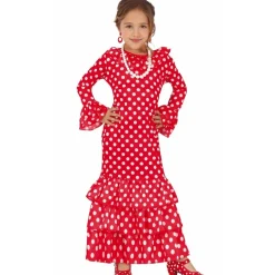 Disfraz de Flamenca Lunares para niña