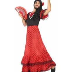 Disfraz de Flamenca Rojo para hombre