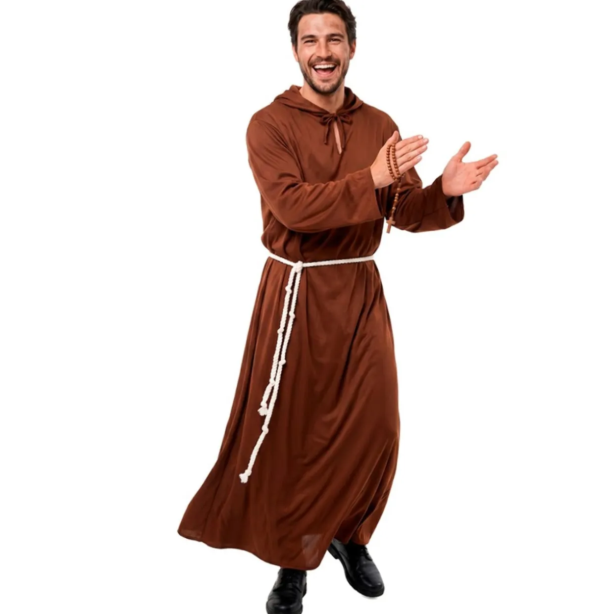 Disfraz de Fraile Benedictino para adulto