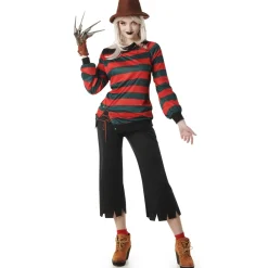 Disfraz de Freddy Krueger para mujer