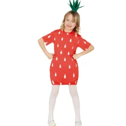 Disfraz de Fresa Vestido para niña