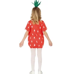 Disfraz de Fresa Vestido para niña