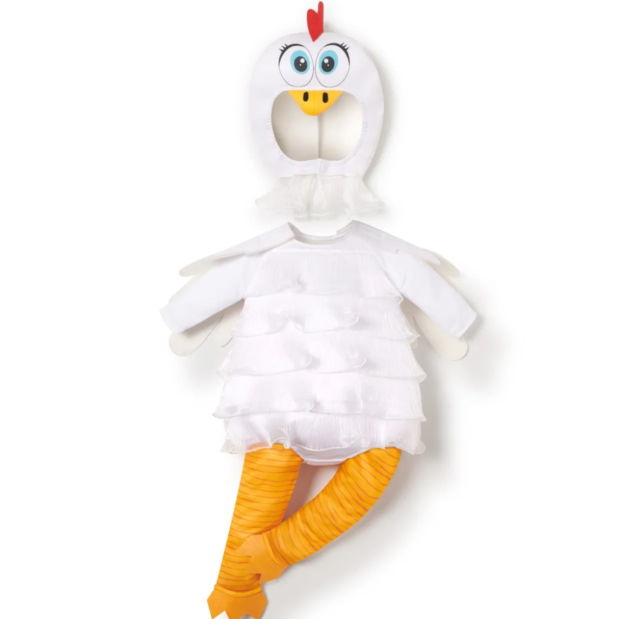 Disfraz de Gallina Blanca para bebé