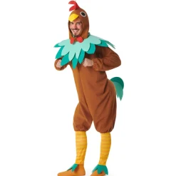 Disfraz de Gallo Marrón para adulto