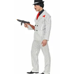 Disfraz de Gangster Blanco para hombre