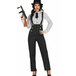 Disfraz de Gangster Virginia para mujer