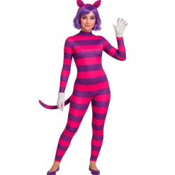 Disfraz de Gato Cheshire Bicolor para adulto