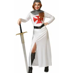 Disfraz de Guerrera Medieval Cruzadas para mujer