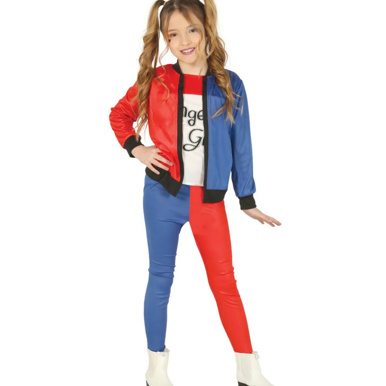 Disfraz de Harley Supervillana para niña