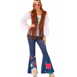 Disfraz de Hippie Alegre para mujer
