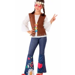 Disfraz de Hippie Alegre para niña