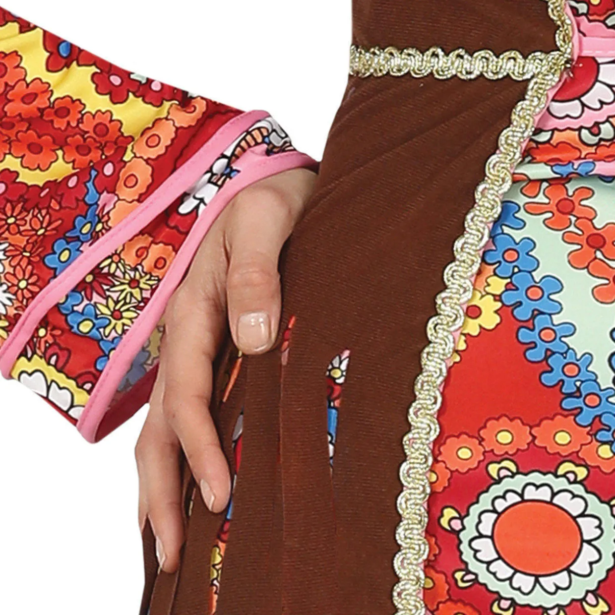 Disfraz de Hippie Aurora para mujer