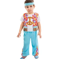 Disfraz de Hippie Flores para bebé