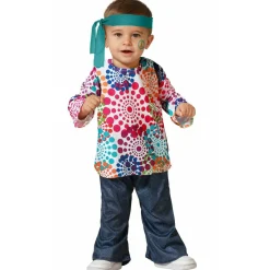 Disfraz de Hippie Multicolor para bebé