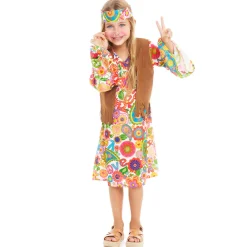 Disfraz de Hippie Peace para niña