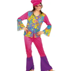 Disfraz de Hippie Retro para niña