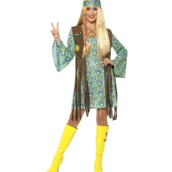 Disfraz de Hippie Smile para mujer