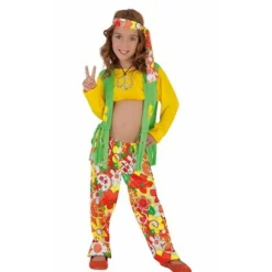 Disfraz de Hippie Yoko niña