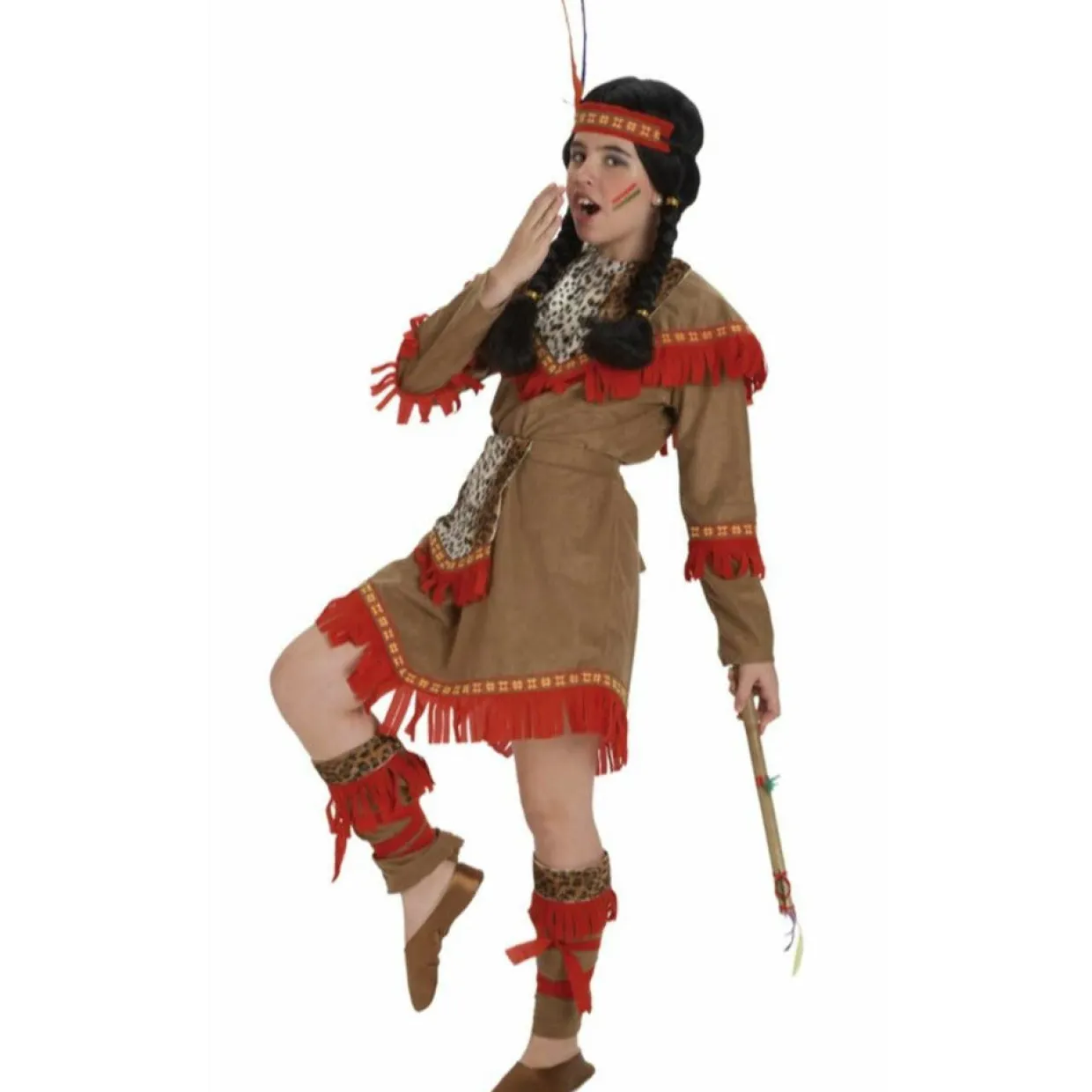 Disfraz de India Comanche para niña