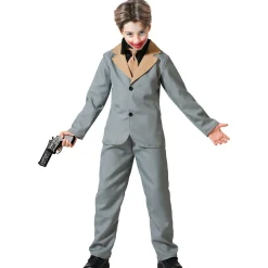Disfraz de Joker Gris para niño