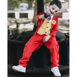 Disfraz de Joker Rojo para niño