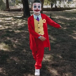 Disfraz de Joker Rojo para niño