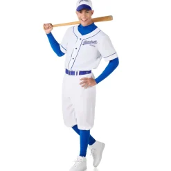 Disfraz de Jugador de Béisbol Azul para hombre