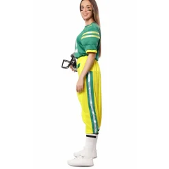Disfraz de Jugador de Rugby Verde para mujer