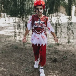 Disfraz de Jugador de Rugby Zombie para niño