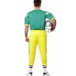 Disfraz de Jugador Rugby Verde para hombre