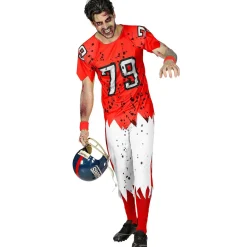 Disfraz de Jugador Rugby Zombie para adulto