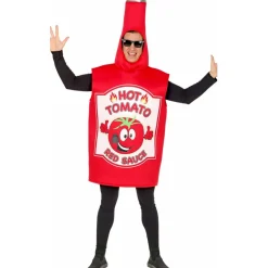 Disfraz de Kétchup Rojo para adulto