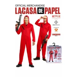 Disfraz de Ladrón de La Casa de Papel™ para adulto