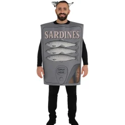Disfraz de Lata de Sardinas para adulto