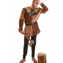 Disfraz de Leñador Medieval hombre