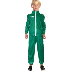 Disfraz del Juego del Calamar Jugador Verde infantil